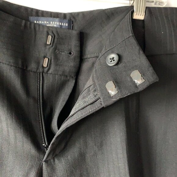 Banana Republic Women's Martin Fit 2 Gray Stretch Trouser Dress Pants Size 6 - Picture 5 of 9
